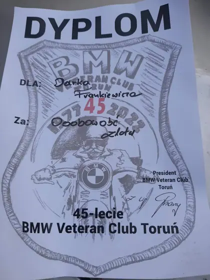 45-lecie BMW Veteran Club Toruń 2022 — zdjęcie 5 z 19